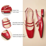 Double-Straps Slingback Mary Jane (Alyssa S)