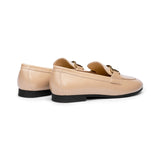 Gold Bit Round Toe Loafers (Loraine)