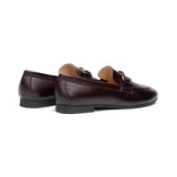 Gold Bit Round Toe Loafers (Loraine)