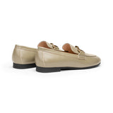 Gold Bit Round Toe Loafers (Loraine)