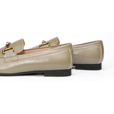 Gold Bit Round Toe Loafers (Loraine)