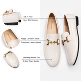 Gold Bit Round Toe Loafers (Loraine)