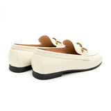 Gold Bit Round Toe Loafers (Loraine)