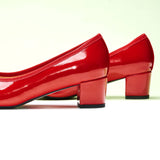 Bow knotted Ballet Block Heels (Lacy)