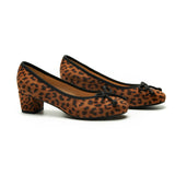 Bow knotted Ballet Block Heels (Lacy)