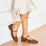 Square Toe Block Heel Mary Jane (Felicia MJ)