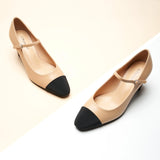Mary Jane Block Heel Pump (Jessica)(SALE)