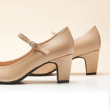 Mary Jane Block Heel Pump (Jessica)(SALE)
