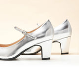 Mary Jane Block Heel Pump (Jessica)(SALE)
