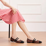 Two-Tone Double-Strap Mary Jane (Clara) (SALE)