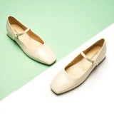 Square Toe Block Heel Mary Jane (Felicia MJ)