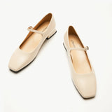 Square Toe Block Heel Mary Jane (Felicia MJ)