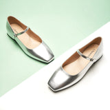 Square Toe Block Heel Mary Jane (Felicia MJ)