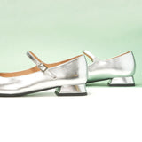 Square Toe Block Heel Mary Jane (Felicia MJ)