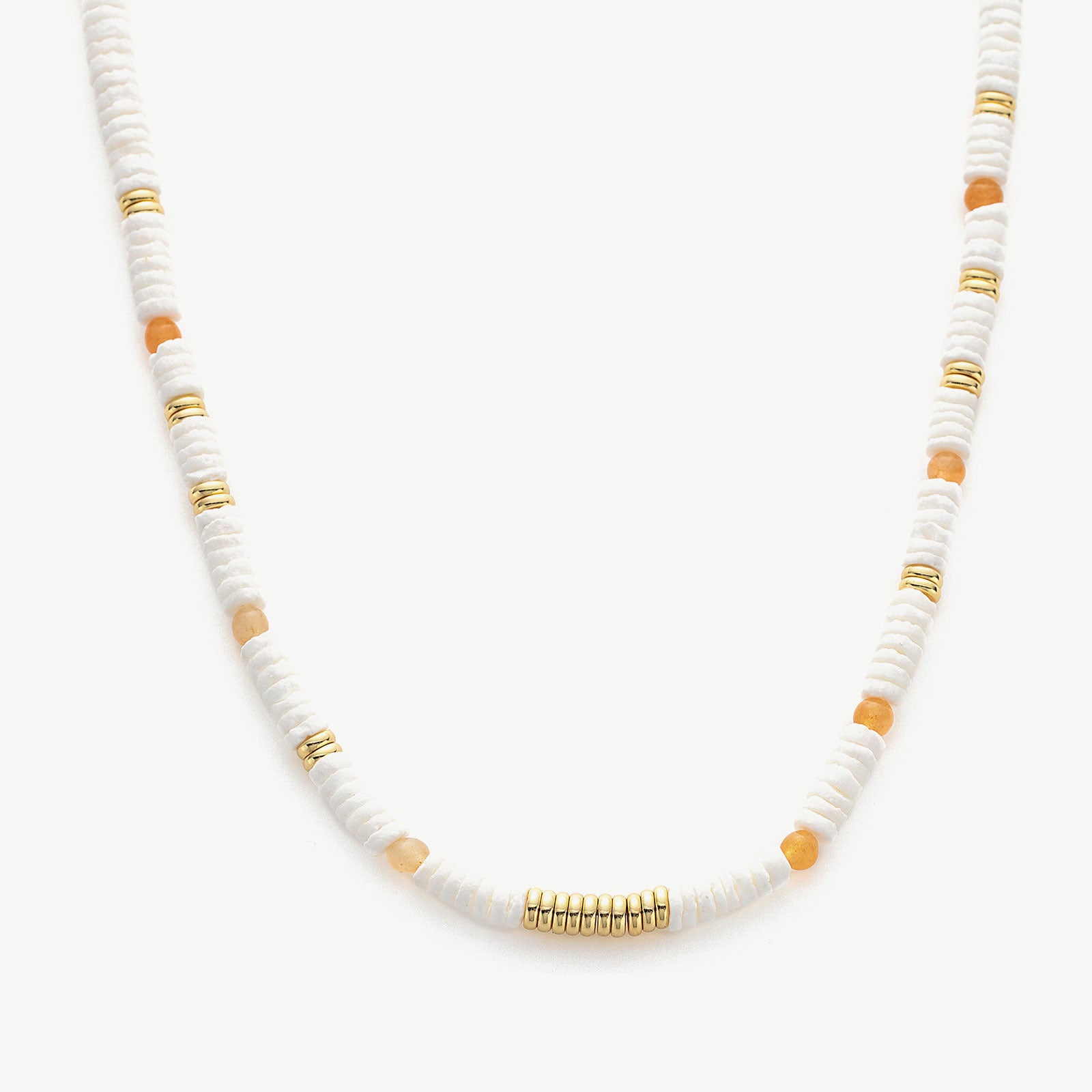 Beaded Stack Necklace, a boho-inspired piece featuring multiple strands of colorful beads stacked together, creating a vibrant and stylish accessory for a touch of eclectic elegance