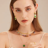 Multi Shell Necklace, a harmonious symphony of shells intricately arranged in a necklace, capturing the essence of the seaside and adding a touch of natural beauty to your ensemble