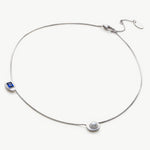 Platinum Spinel Purple Crystal Drop Pendant Necklace, making a regal purple statement, this necklace features a stunning spinel purple crystal drop on a delicate platinum chain, adding a pop of color and modernity to your look