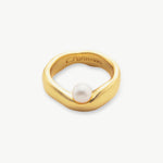 Pearl Stacking Ring, a classic and sophisticated addition to your jewelry collection for a touch of timeless beauty