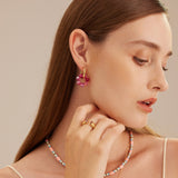 White Gemstone Open Ring featuring a luminous pearl, a symbol of purity and sophistication