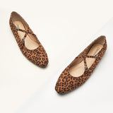 Cross-Strap Mary Jane (Emma)Leopard (SALE)