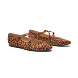 Cross-Strap Mary Jane (Emma)Leopard (SALE)