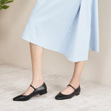 Almond-Toe Mary Jane (Lena)(SALE)