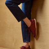 Suede Satin Ballet Sneakers (Urban Satin)