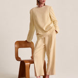 Ruched Loafer Mules (Soho Wax)