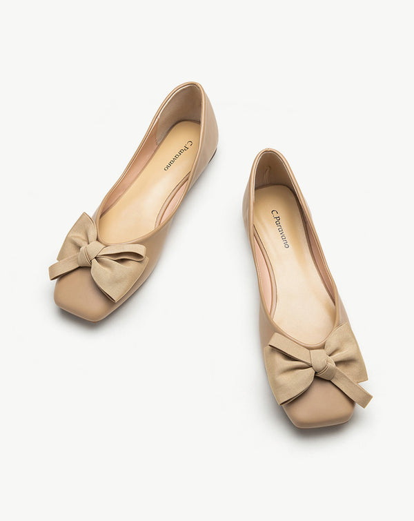 Bowknot Square Beige