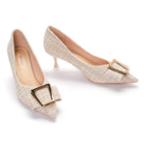 Metal Tie Pumps (Olivia) (SALE)