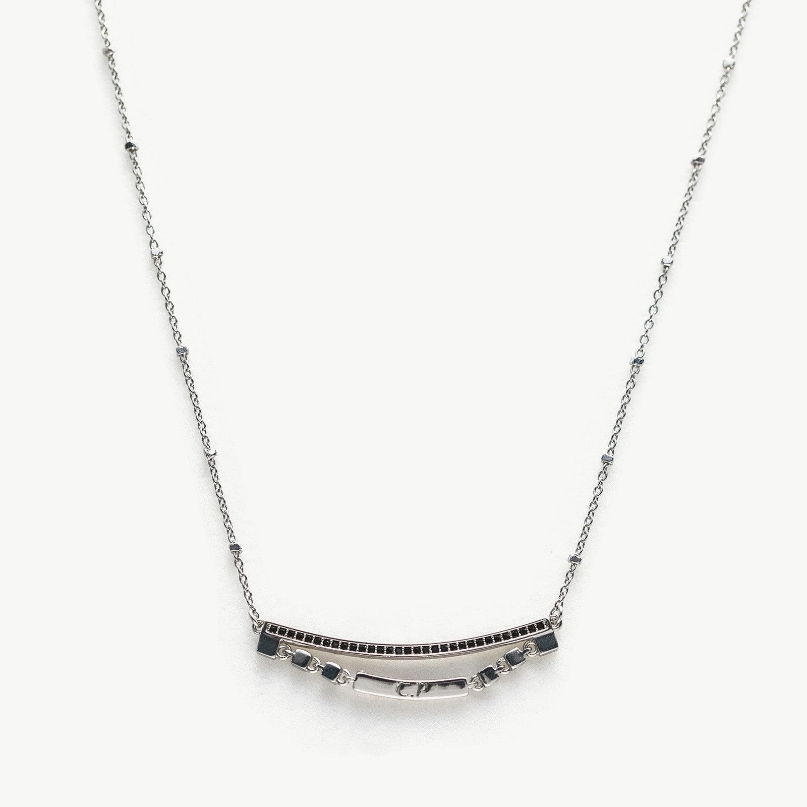 Sparkling Curve Necklace
