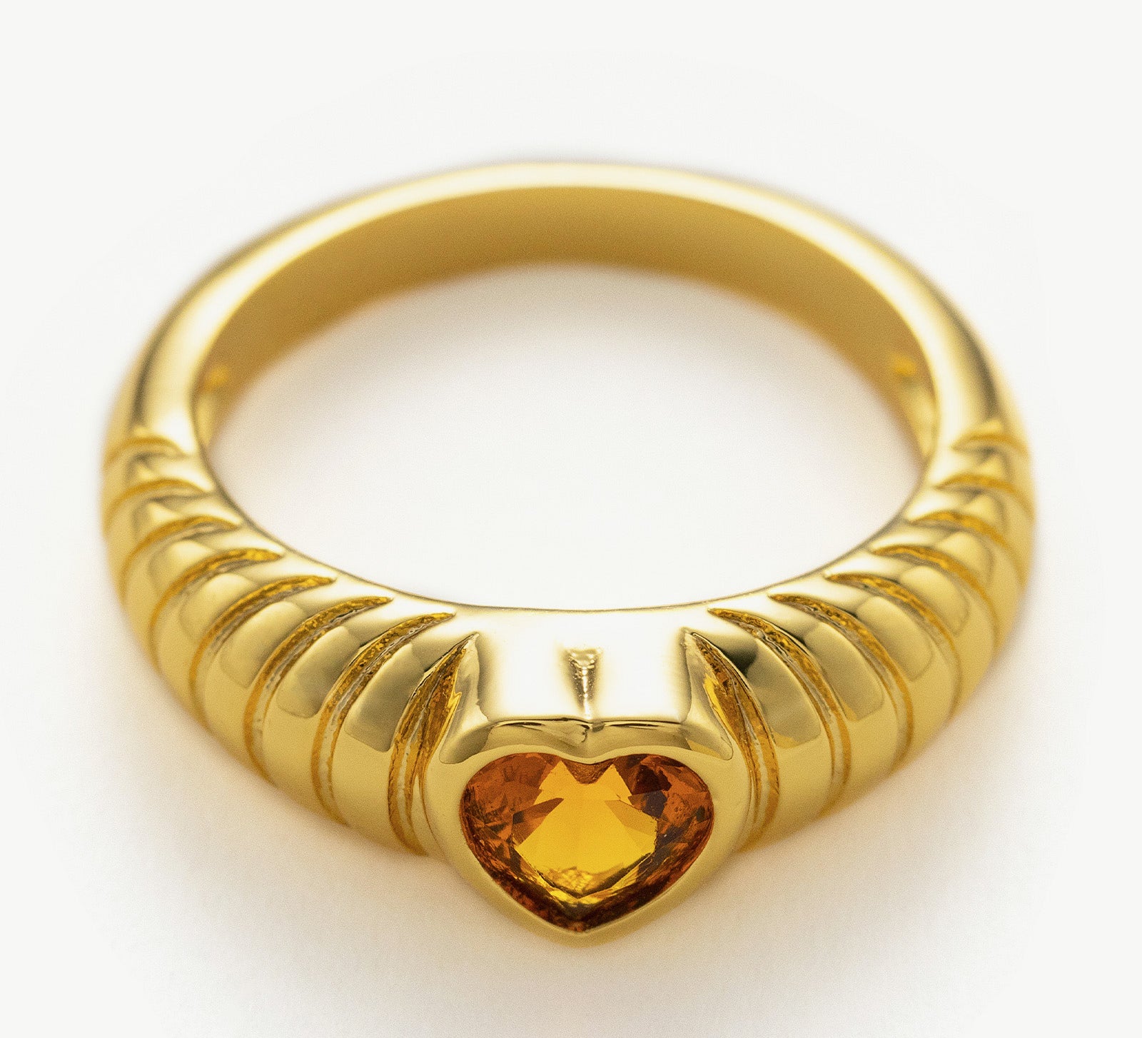 Heart Gemstone Ring