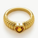 Heart Gemstone Ring