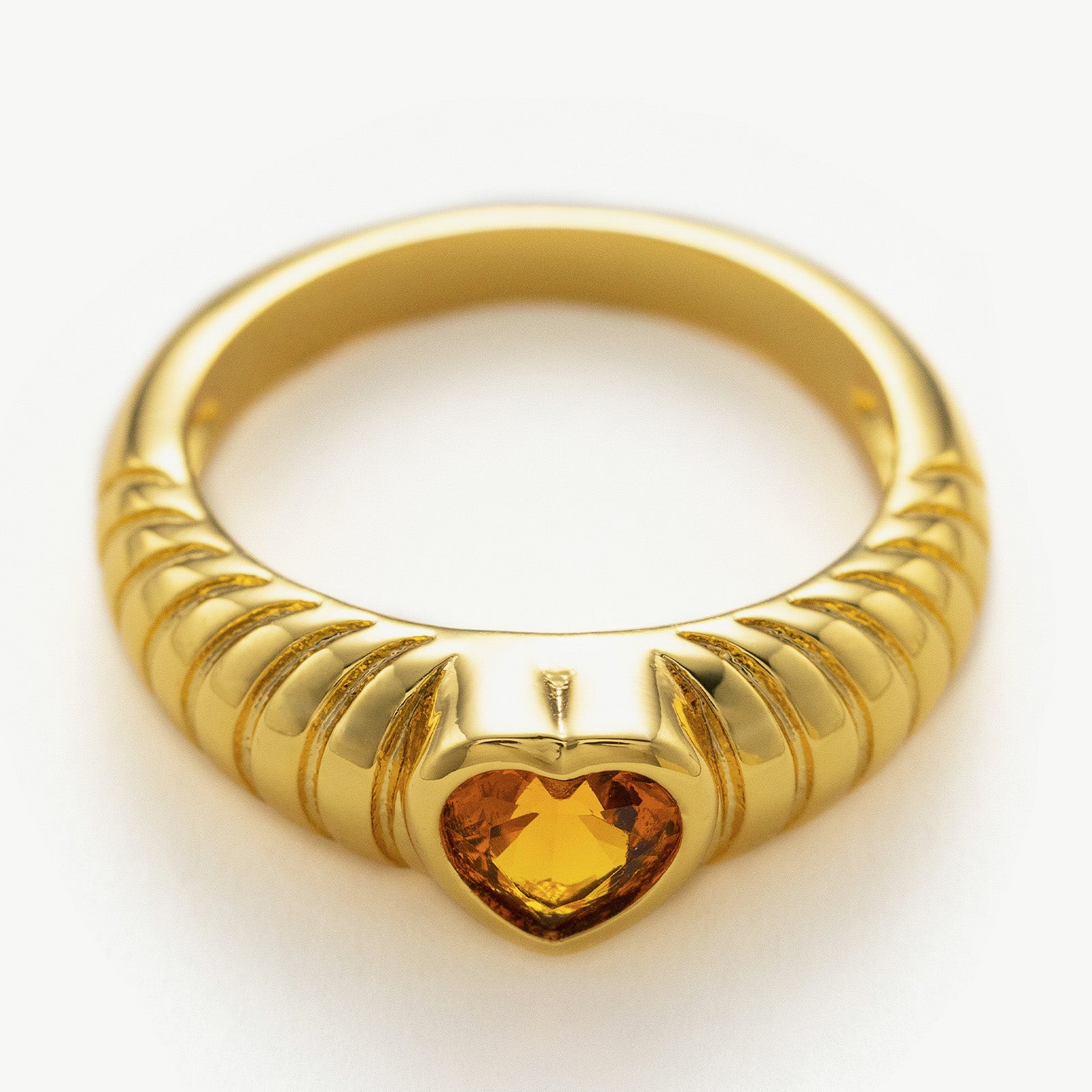 Heart Gemstone Ring