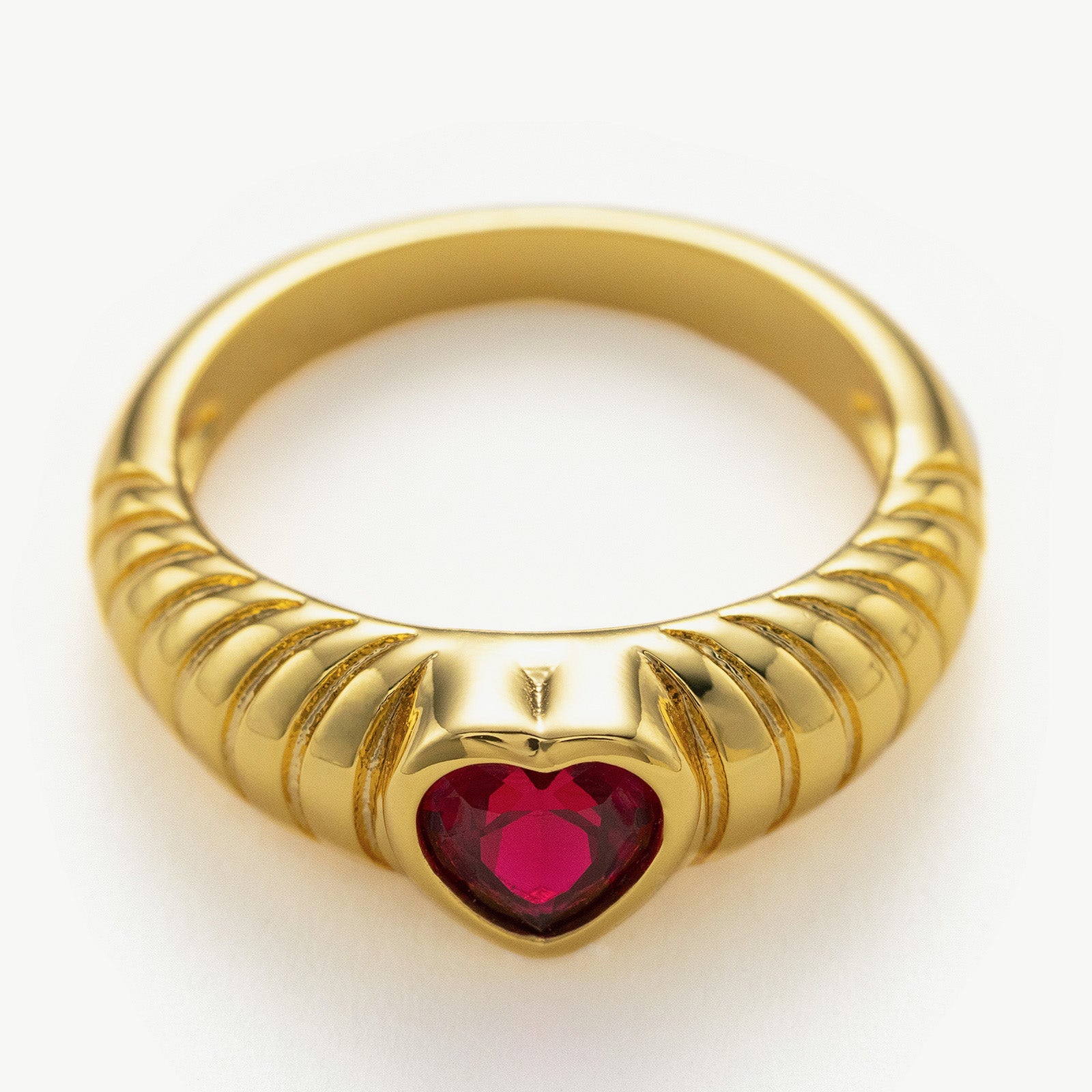 Heart Gemstone Ring