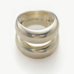 Classic Elegance: Vintage Silver-Plated Ring Set"