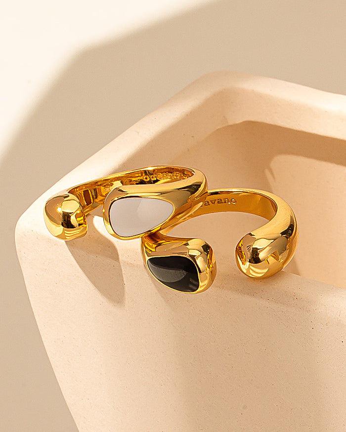 Onyx Open Ring