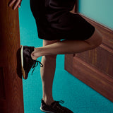 Suede Satin Ballet Sneakers (Urban Satin)