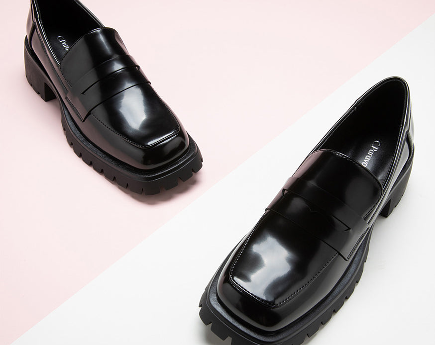 Timeless Women's Black Loafer Shoes