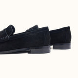 Kid Suede Penny Loafers (Soho Suede)