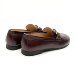 Gold Bit Round Toe Loafers (Loraine)