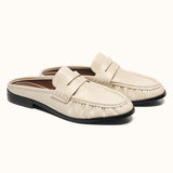 Ruched Loafer Mules (Soho Wax)
