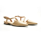 Strap-Around Slingback Flats (Freya)