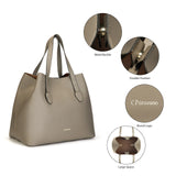Napoli Tote Bag Grey