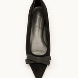 Bowknot Suede Flats (Aida)
