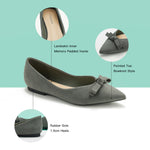 Blue Suede Ballet Flats, providing a touch of ocean-inspired charm to your ensemble