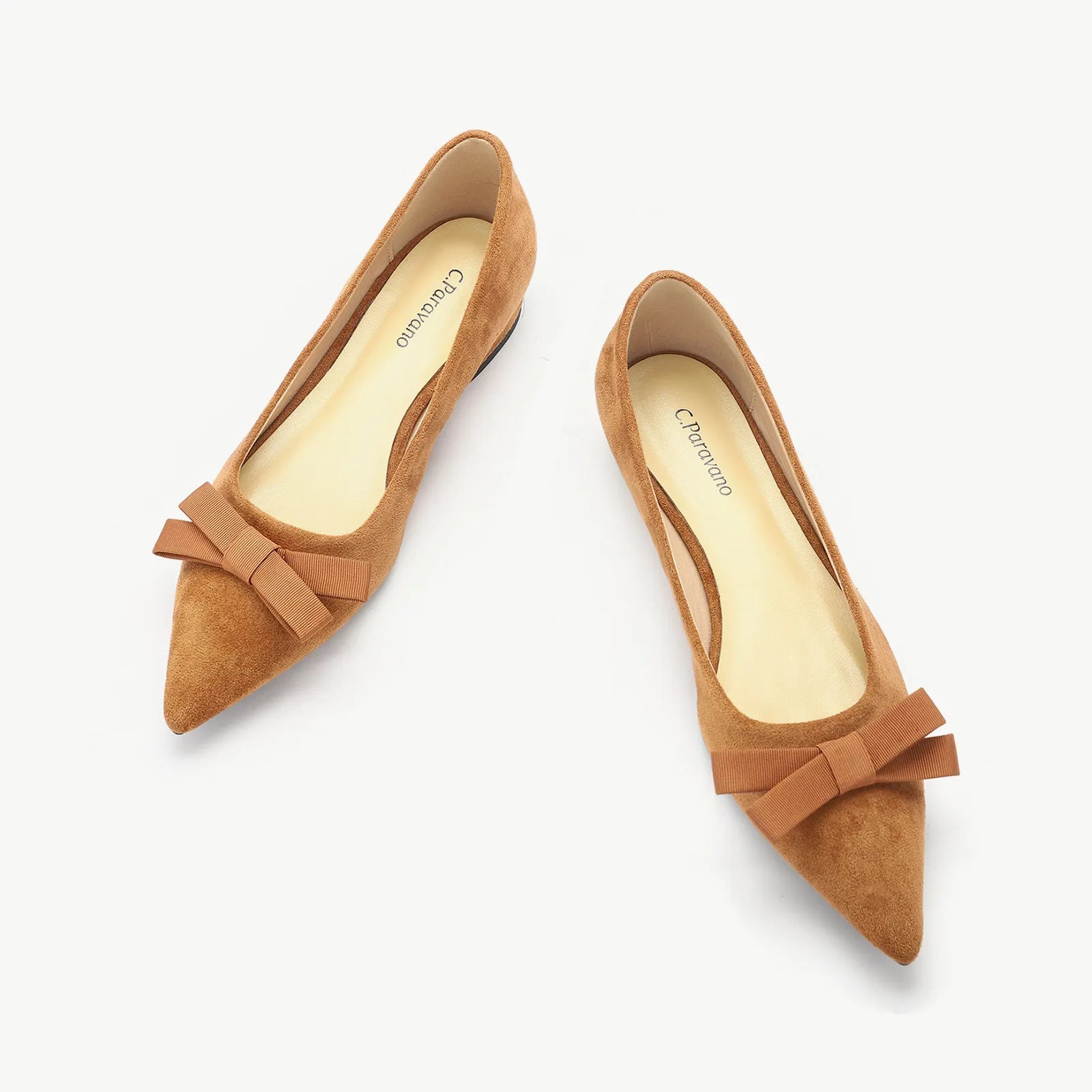 Bowknot Suede Flats (Aida)