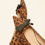 Bowknot Suede Flats (Aida)