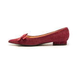 Bowknot Suede Flats (Aida)