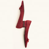 Bowknot Suede Flats (Aida)